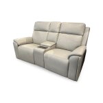 Modern Power Reclining Loveseat with Heat & Massage