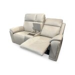 Modern Power Reclining Loveseat with Heat & Massage - Image 3