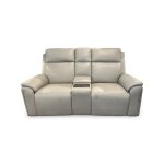 Modern Power Reclining Loveseat with Heat & Massage - Image 2