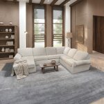Monteria Three-Piece Sectional Sofa with Chaise Lounge - Image 4