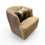 Pilsen Modern Swivel Accent Chair - Image 2