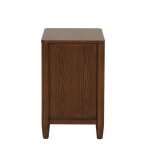 Modern 2-Drawer Nightstand with Felt-Lined Top Drawer - Image 5