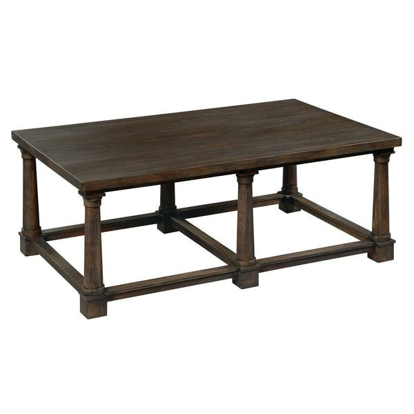 yxlmibxxiqluktn8qxr5_600x Traditional Rectangular Coffee Table with Tapered Post Legs - Image 1