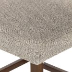 Ferris Modern Open Leather Back Barstool - Image 8