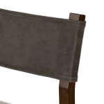 Ferris Modern Open Leather Back Barstool - Image 10