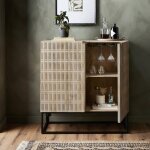 Kelby 2-Door Modern Bar Cabinet - Image 4