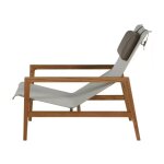 Coastal Teak Outdoor Sling Accent Chair - Image 6