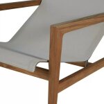 Coastal Teak Outdoor Sling Accent Chair - Image 8