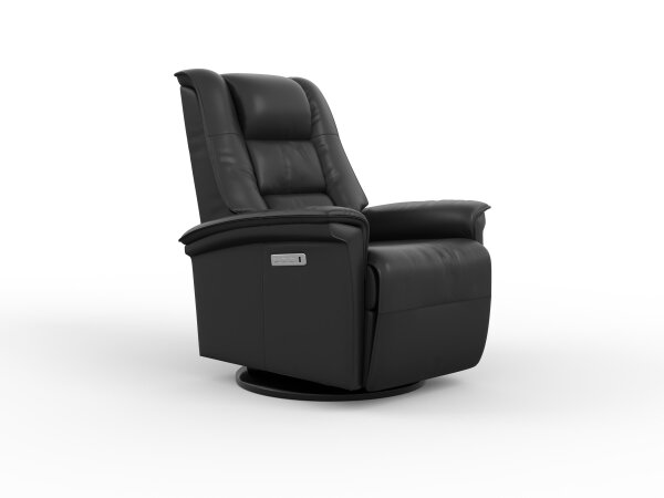 Large Contemporary Power Swing Recliner - Image 2