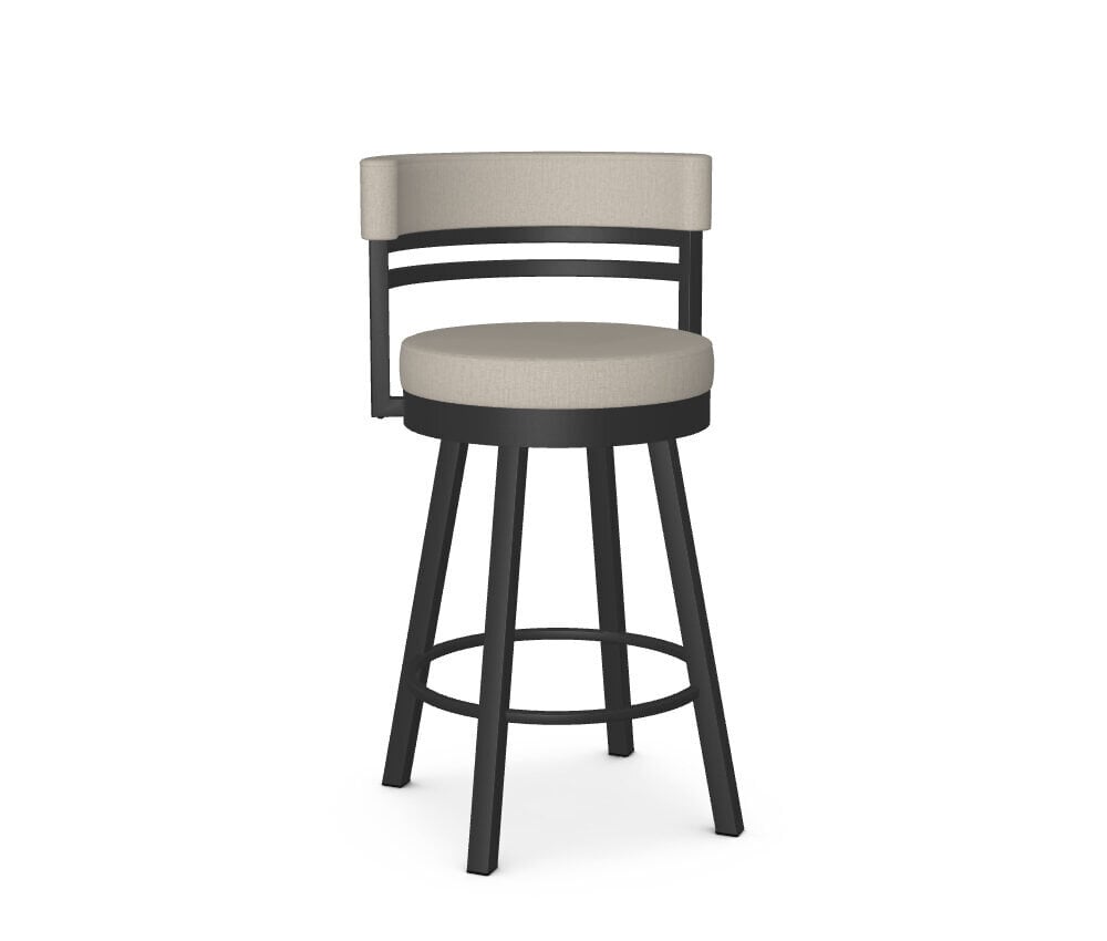 41442-26+1B25GW04-01 Ronny Modern Low-Back Swivel Stool - Image 1