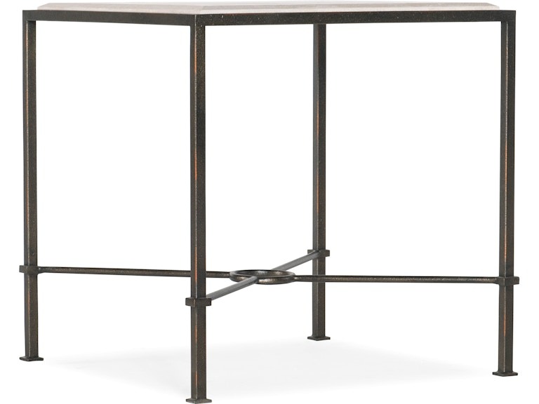 Square Marble Top Living Room End Table