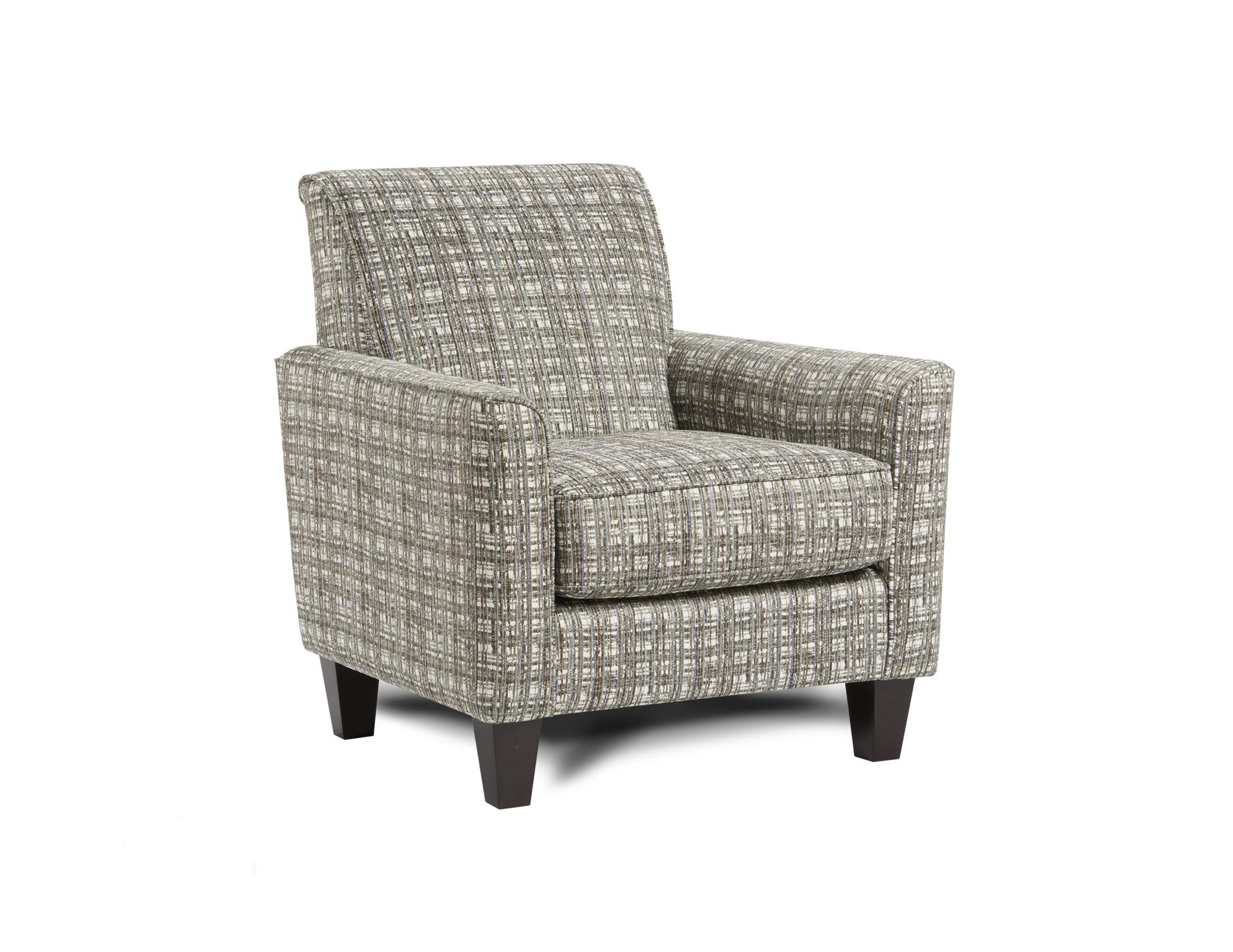 Marine Transitional Tapered Leg Accent Chair