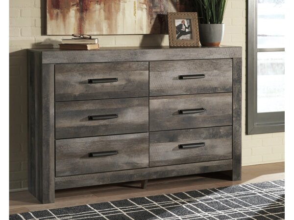 Wynnlow Rustic 6-Drawer Dresser - Image 2
