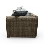 Como Outdoor Wicker Sofa with Accent Pillows - Image 3