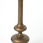Brass Matchstick Pedestal Table - Image 6