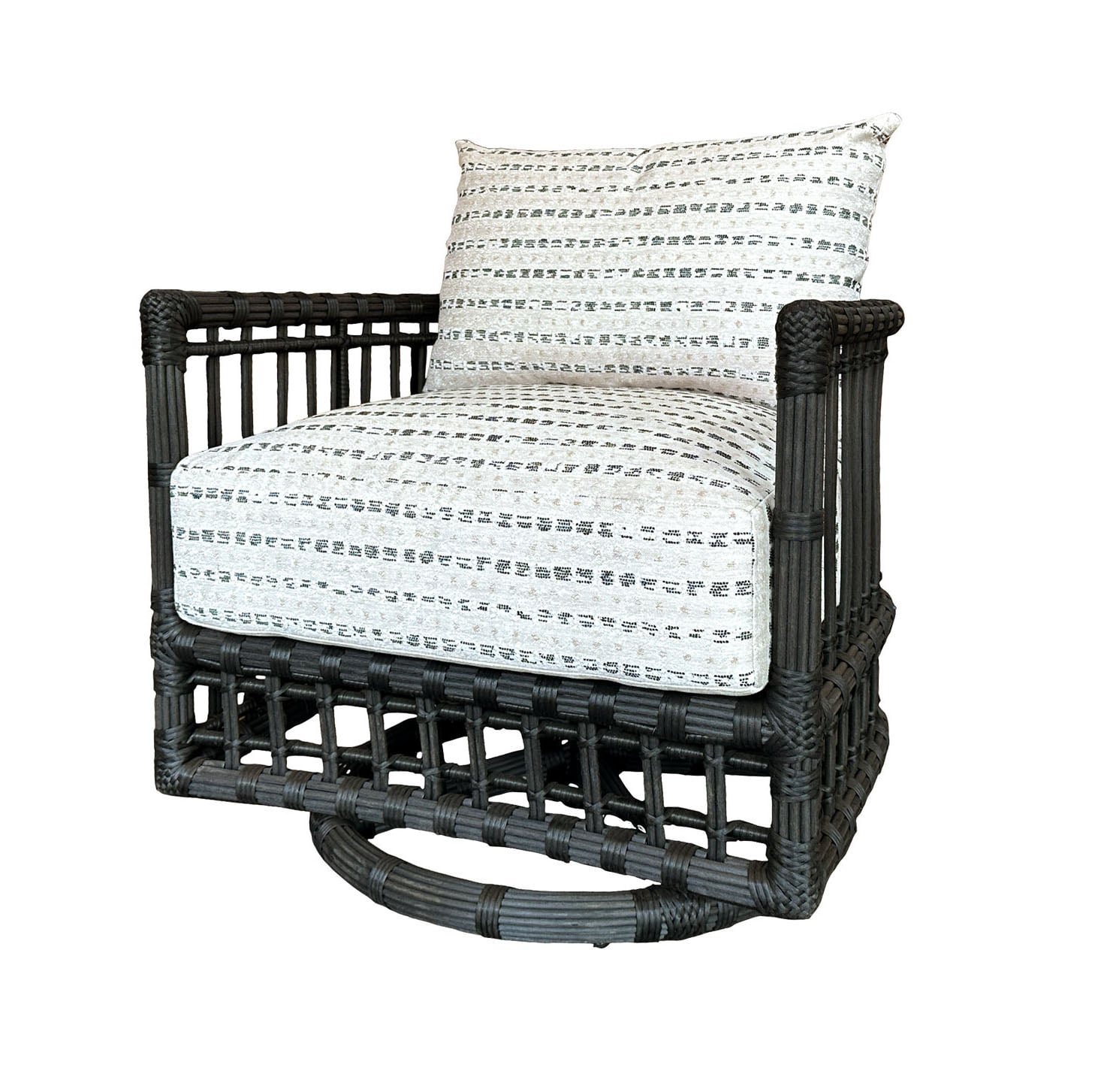 Newport Swivel Barrel-LCSNEWPBARRE-Angle Newport Patio Swivel Barrel Chair - Image 1