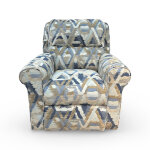 Casual Rolled Arm Power Recliner with Powered Headrest - Image 4
