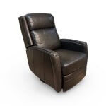 Traditional Recliner with Powered Headrest and Nailhead Trim