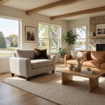 Ronan Transitional Wide Accent Chair - Image 8