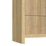 Ridgedale Coastal Round Top 5-Drawer Bedroom Chest - Image 4