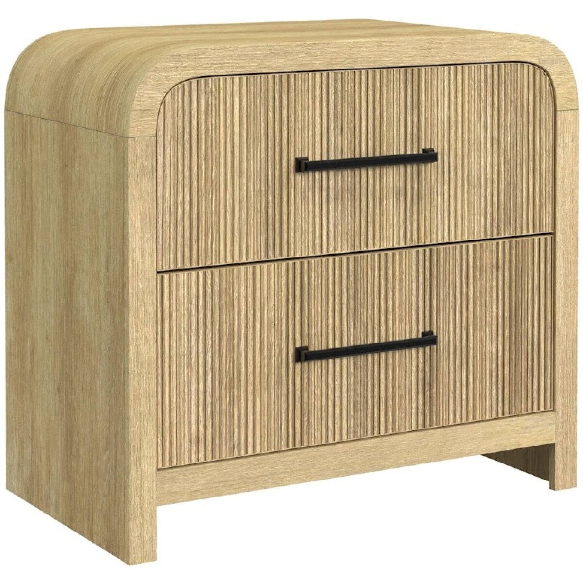 Ridgedale 2-Drawer Coastal Rounded Top Nightstand – Montgomery’s ...