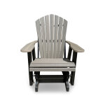 Outdoor Adirondack Glider Chair - Coastal Grey - Image 2