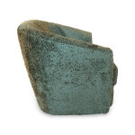 Dorset Contemporary Swivel Accent Chair - Green - Image 3
