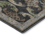 Hatay Black Luxury Washable Rug - 5' x 7'6" - Image 4