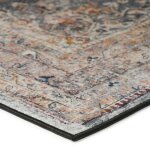Jericho Charcoal/Beige Prismatic Color Rug - 5' x 8' - Image 4