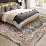 Jericho Charcoal/Beige Prismatic Color Rug - 5' x 8' - Image 2