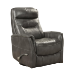 Gemini Vegan Leather Modern Manual Recliner
