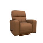 Maddox Leather Rocking Manual Recliner | Rust