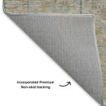 Ravenna Taupe Luxury Washable Rug - 5' x 8' - Image 3