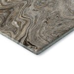 Ravenna Taupe RN8 Luxury Washable Rug - 8' x 10' - Image 4