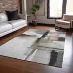 Ravenna Gray Luxury Washable Rug - 5' x 8" - Image 2