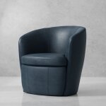 Barceno Swivel Accent Chair | Navy - Image 2