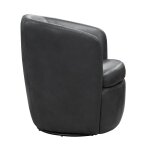 Barceno Swivel Accent Chair | Black - Image 4