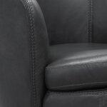 Barceno Swivel Accent Chair | Black - Image 6
