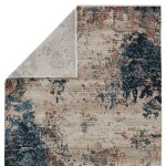 Tunderra Teal Area Rug - 5'3" x 7'6"