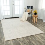 Capri Beige Hand-Woven Area Rug - 5' x 8' - Image 7