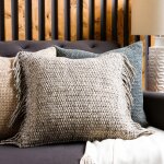 Faroe 22" Woven Accent Pillow - Image 2