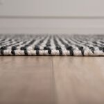 Infinity Charcoal Hand-Woven Area Rug - 8' x 10' - Image 7
