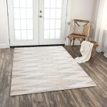 Nova Beige / Ivory Area Rug - 5' x 8' - Image 6