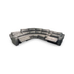 Modern Casual 6-Piece Power Reclining Leather Sectional - Image 5