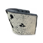 Deacon Leather Hide Swivel Chair - Image 4