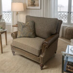 Eastwood Traditional Accent Chair with Nailhead Trim - Image 3