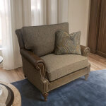 Eastwood Traditional Accent Chair with Nailhead Trim - Image 4