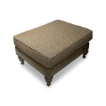 Eastwood Traditional Accent Ottoman with Nailhead Trim - Image 3