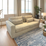 Bauhaus Modern Wide Track Arm Sofa - Image 2