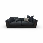 Sirona Modern Tufted 3-Seater Sofa - Image 2